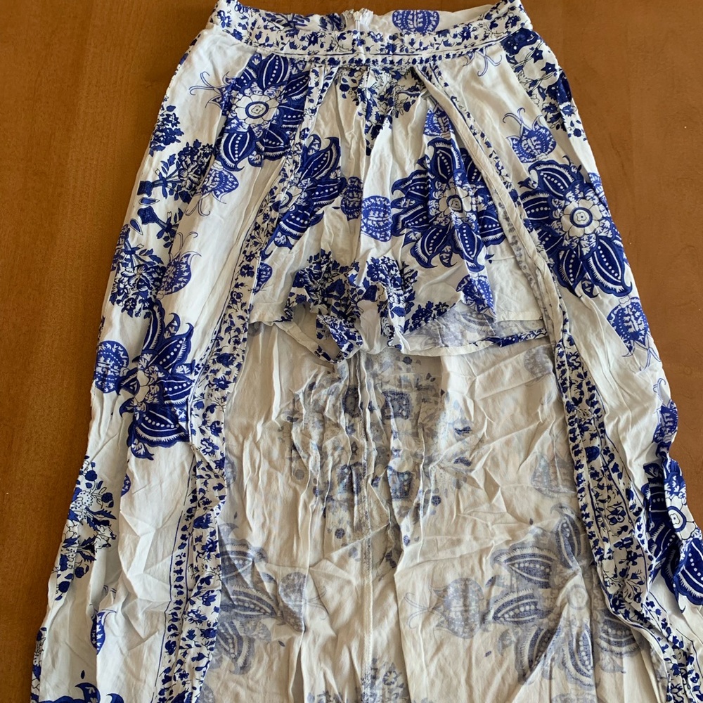 High-low skort